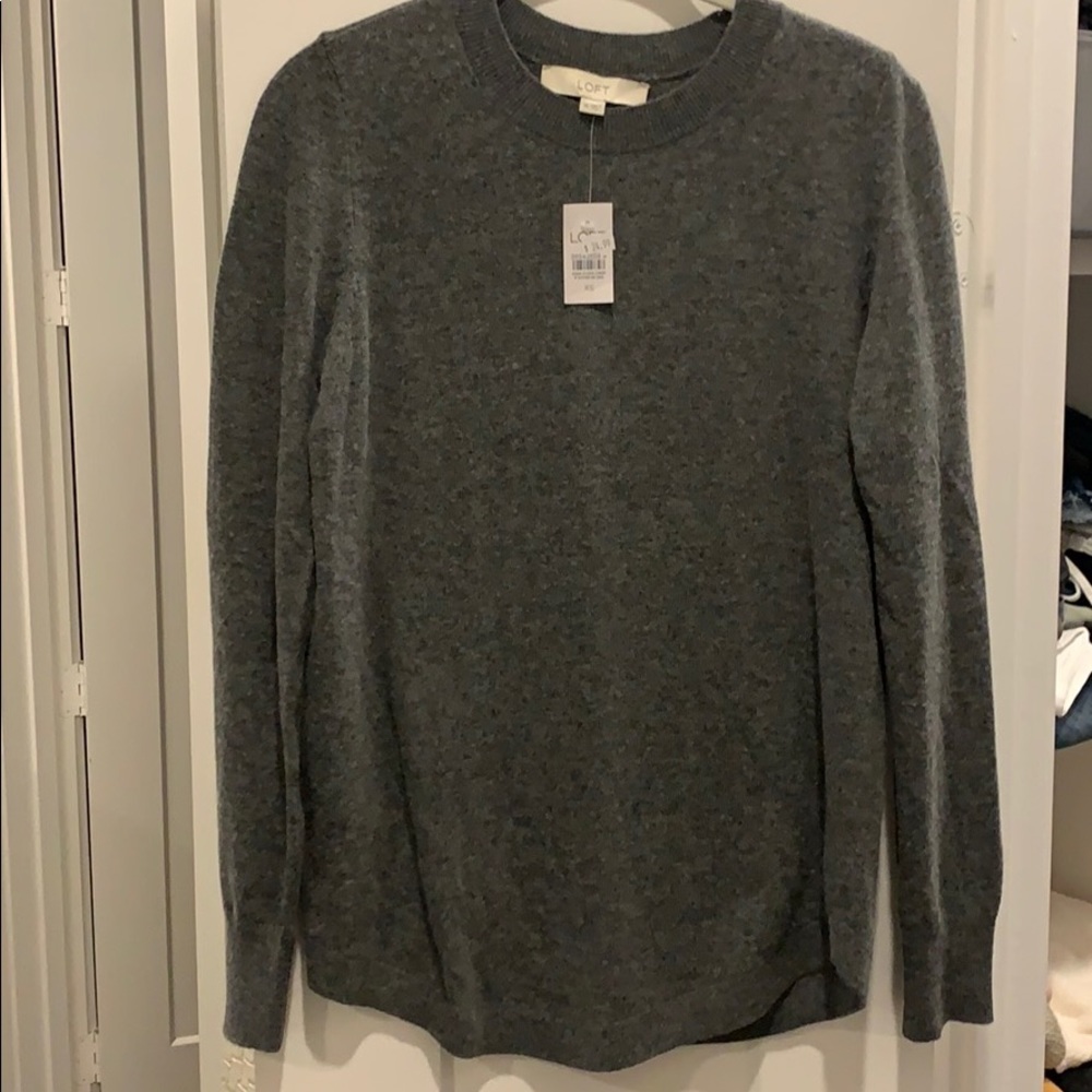 NWT - Loft grey sweater